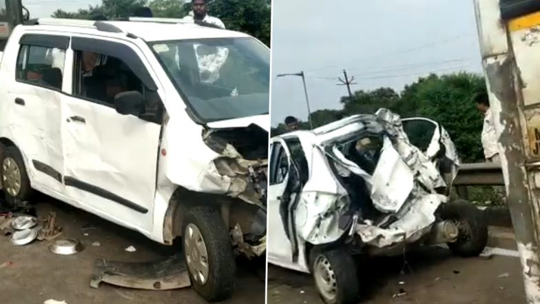 Video: Five Injured As Shivshahi Bus Crashes After Brake Failure in Pune