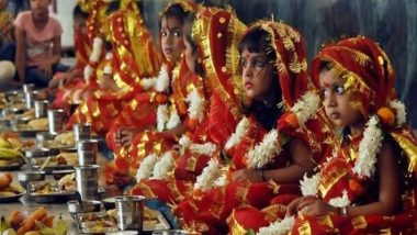 Kanya Pujan 2022 Date: Know Durga Ashtami and Maha Navmi Puja Tithi, Customs and Significance of Age Group To Celebrate the Navratri Ritual