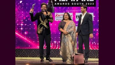 67th Filmfare Awards South 2022: Allu Arjun Thanks His Fans As He Accepts the Best Actor Award for Pushpa The Rise