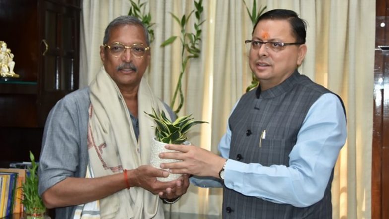 Nana Patekar Pays Visit to Uttarakhand Chief Minister Dhami; Assures Nice Film Policy in the State