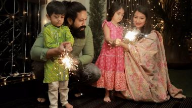 KGF Star Yash Drops Glimpse of Deepavali Celebrations with Family and Says ‘Moments That Matter the Most’ (View Pics)