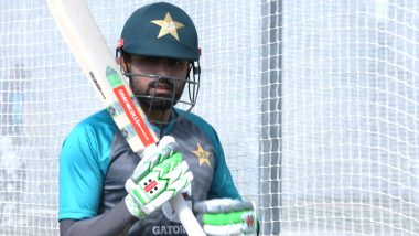 Babar Azam Gears Up for T20 World Cup 2022 Semifinal Against New Zealand With Cracking Shots During Net Practice (Watch Video)