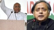Congress President Election: Mallikarjun Kharge vs Shashi Tharoor, After 22 Years Party To Witness Contest for Top Post on October 17; Check Details