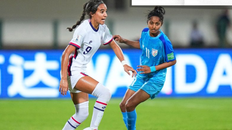 India 0–8 USA, FIFA U-17 Women’s World Cup 2022: Hosts Handed Heavy Defeat in Tournament Opener