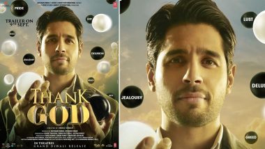 Thank God Box Office Collection Day 2: Sidharth Malhotra’s Fantasy Comedy Drama Stands at a Total of Rs 14.10 Crore