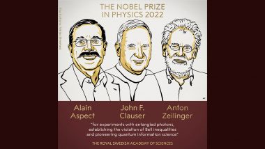 Nobel Prize in Physics 2022: Alain Aspect, John F. Clauser and Anton Zeilinger Win Prestigious Award for Experiments in Quantum Mechanics