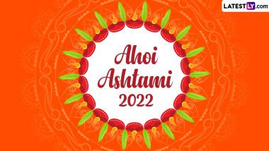 Happy Ahoi Ashtami 2022 Messages and Wishes: Greetings, Images and HD Wallpapers To Share With All the Mothers Fasting for Their Children on This Auspicious Occasion