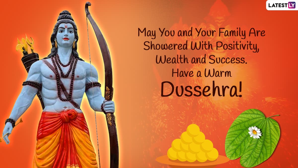 Dussehra 2022 Wishes & SMS: Share Ram Ravan Yudh Images, Messages, WhatsApp  Status and Greetings To Celebrate the Hindu Festival of Vijayadashami |  ?? LatestLY