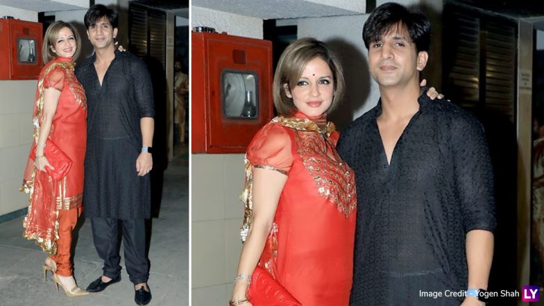 Sussanne Khan and Beau Arslan Goni Attend Karishma Tanna’s Diwali Party (View Pic)