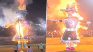 Dussehra 2022 Ravan Dahan: Know About the Best Places To Watch Ravana Effigy Burn in Delhi To Culminate the Grand Dussehra Celebrations