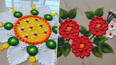 Wooden Floral Small Stencil Design for Rangoli - Incredible Gifts