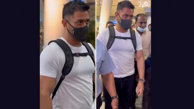 MS Dhoni Makes Unexpected Visit to Chennai, CSK Share Pictures