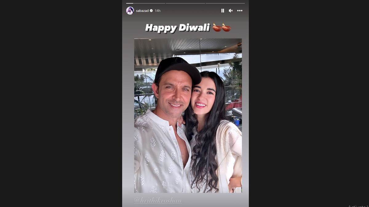 Hrithik Roshan Celebrates First Diwali With Girlfriend Saba Azad ...