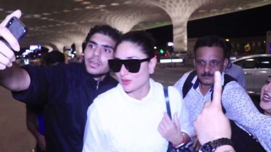 Kareena Kapoor Khan Gets Mobbed by Fans at Mumbai Airport, Actress Calmly Handles the Situation