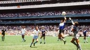 Diego Maradona&rsquo;s &lsquo;Hand of God&rsquo; Ball From Argentina vs England, FIFA World Cup 1986 Quarterfinal Set To Be Put Up for Auction