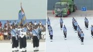 Video: Air Force Parade Organised in Chandigarh on Occasion of 90th IAF Day