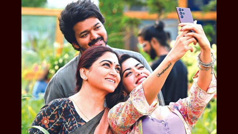 Varisu: Khushbu Sundar’s Picture with Thalapathy Vijay and Rashmika Mandanna Is Sure to Brighten up Your Day!