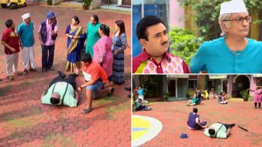 Taarak Mehta Ka Ooltah Chashmah Promo: Members of Gokuldham Society Protest Against Bhide! (Watch Video)