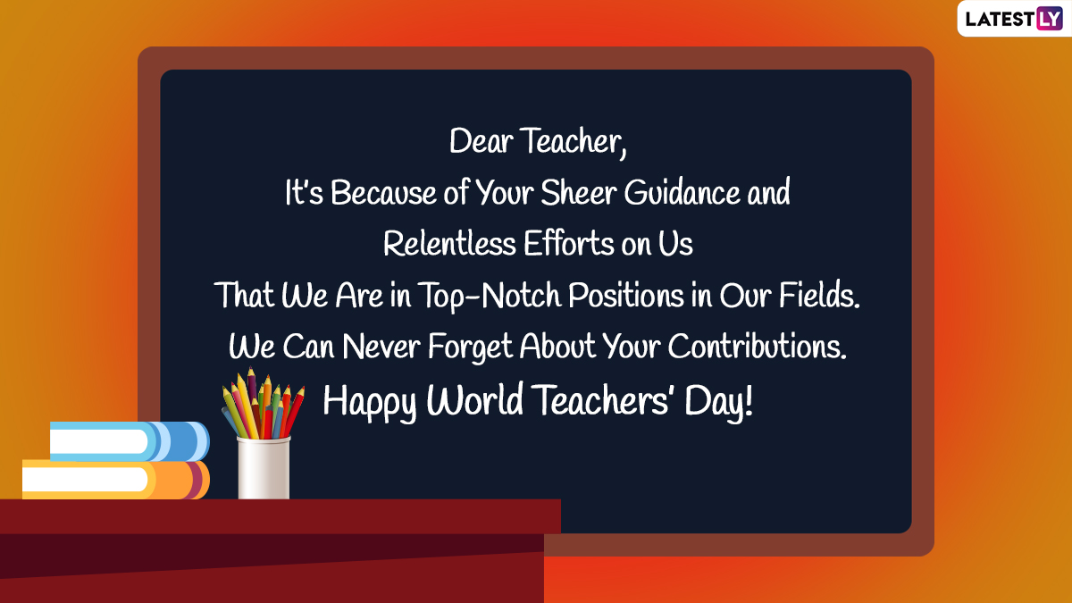 World Teachers’ Day 2022 Images and HD Wallpapers for Free Download ...