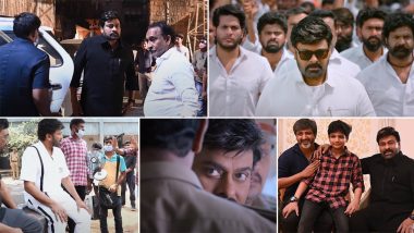 Godfather Title Song: Chiranjeevi Looks Phenomenal in This Lyric Video by Thaman S With BTS Snippets – Watch