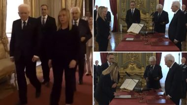Giorgia Meloni Sworn In As First Woman Italian Prime Minister