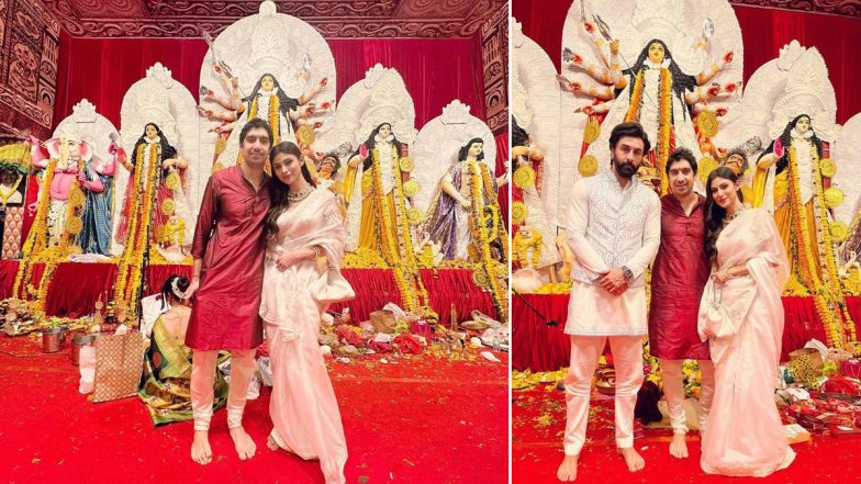Brahmastra Team Ranbir Kapoor, Ayan Mukerji and Mouni Roy Reunite to Attend Durga Puja