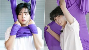 BTS' V aka Kim Taehyung Gets Angry With the Camera Crew While Doing Flying Yoga on Run BTS Sets!