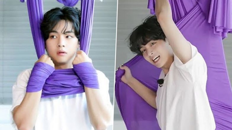 BTS' V aka Kim Taehyung Gets Angry With the Camera Crew While Doing Flying Yoga on Run BTS Sets!