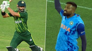 Hardik Pandya Uses F**K Word At Spider Cam After Shan Masood's Mis-Hit Strikes The Camera During IND vs PAK T20 World Cup 2022 Clash (Watch Video)