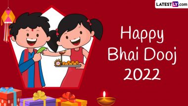 Happy Bhai Dooj 2022 Greetings and Wishes: Share Bhau Beej WhatsApp Messages, Images, HD Wallpapers and SMS To Celebrate the Bond Between Brothers and Sisters