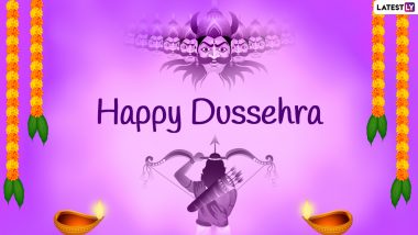 Dussehra 2022 Wishes and Greetings: Share WhatsApp Messages, Images, HD Wallpapers and SMS To Celebrate Lord Rama’s Victory Over Ravana