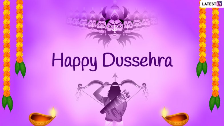 Dussehra 2022 Wishes and Greetings: Share WhatsApp Messages, Images, HD Wallpapers and SMS To Celebrate Lord Rama’s Victory Over Ravana