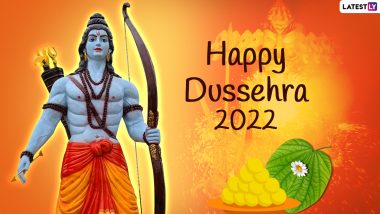 Dussehra 2022 Wishes & SMS: Share Ram Ravan Yudh Images, Messages, WhatsApp Status and Greetings To Celebrate the Hindu Festival of Vijayadashami