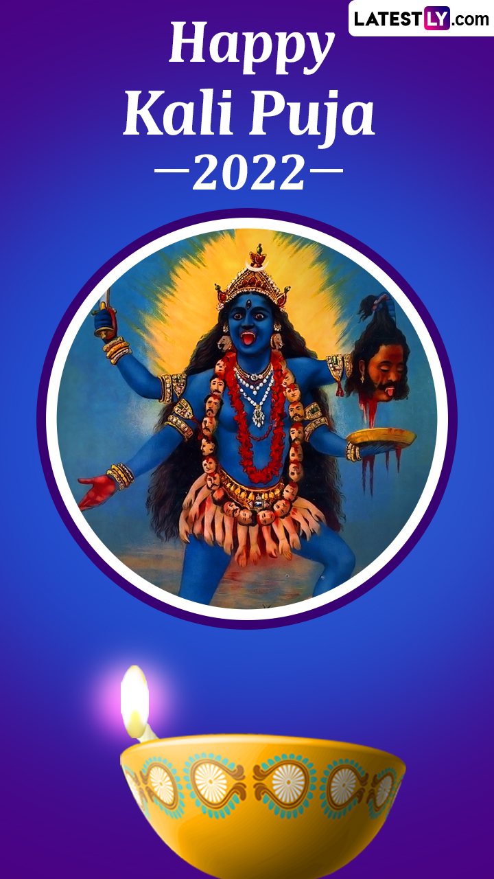 Happy Kali Puja 2022 Celebrate Shyama Puja by Sending Goddess Kali