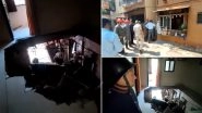 Video: Slab of Building Collapses in Thane&rsquo;s Kalwa, Three Injured