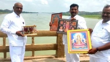 Karnataka: Pictures of Hindu Gods Thrown Into River Ahead of Buddha Dharma Deeksha in Yadgir