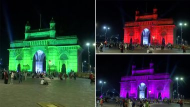 Diwali 2022: Gateway of India in Mumbai Illuminated Ahead of Deepavali (See Pics)