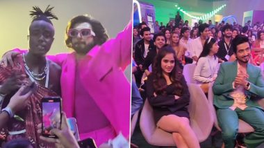 Ranveer Singh Shakes a Leg with Tanzanian Artist Kili Paul at Meta Creator Day, Faisal Shaikh and Jannat Zubair in Attendance (Watch Video)