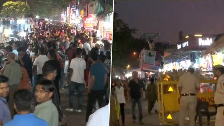 Diwali 2022: Delhi’s Sarojini Nagar Market Jam-Packed With Shoppers Few Days Ahead of Festival (Watch Video)