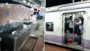 Shower on Rail! Video of Broken Tap at a Railway Station Giving Unbidden Shower to Passengers Goes Viral; Watch Clip