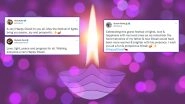 Happy Diwali 2022: Indian Cricket Stars Extend Wishes to Fans on Festival of Lights (See Posts)