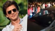 Fans Gather Outside Shah Rukh Khan&rsquo;s Residence Mannat To Get a Glimpse of King Khan Ahead of His 57th Birthday (Watch Viral Video)