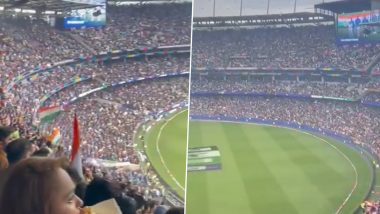 IND vs PAK, T20 World Cup 2022: Indian National Anthem 'Jana Gana Mana' Echoed at Melbourne Cricket Ground, Mumbai Police Share Video