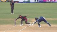 Vaishnave Mahesh Attempts to &lsquo;Mankad&rsquo; Run-Out Non-Striker During SL-W vs UAE-W Women&rsquo;s Asia Cup 2022 Match