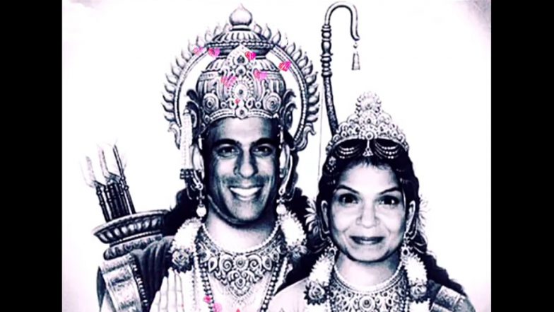 Rishi Sunak as Shri Ram, Wife Akshata as Mata Sita - Alisha Chinai's Instagram Reel Video Featuring First Indian-Origin British PM Goes Viral!