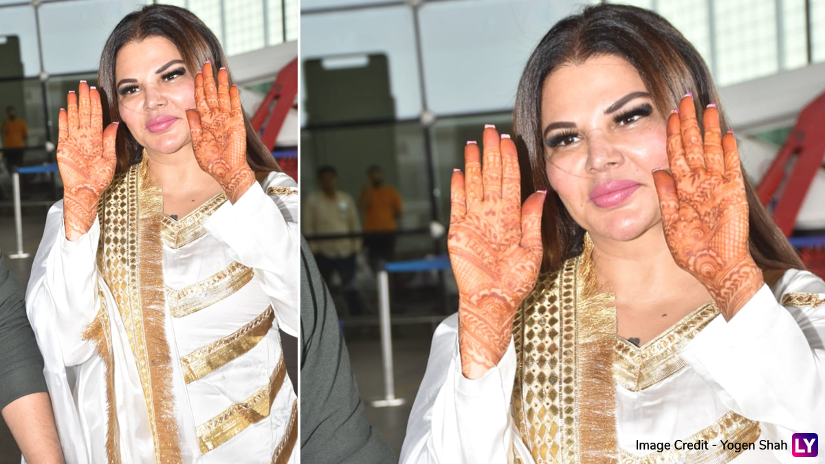 Karwa Chauth 2022: Rakhi Sawant Flaunts Her Mehndi As She Celebrates the  Auspicious Festival with Beau Adil Khan (View Pics) | ðŸŽ¥ LatestLY