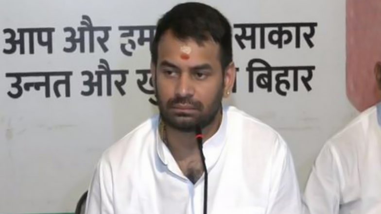Lok Sabha Elections 2024: Tej Pratap Yadav Confident of Replacing BJP, Says Mahagathbandhan Flag Will Fly at Centre