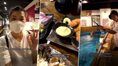 Are You a Pescatarian? Catch Your Own Fish to Eat It In Any Style You Want At This Japanese Restaurant; Watch Viral Video