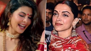 Makeup for Karwa Chauth 2022: From Deepika Padukone’s Sindoor Look to Jacqueline Fernandez’s Genda Phool Look, Try Out These Celeb-Inspired Looks on The Festival Day (Watch Tutorial Videos)