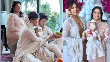 Priyanka Chopra Shares Glimpse of Diwali Celebrations with Baby Malti Marie, Nick Jonas and Other Family Members (View Pics)